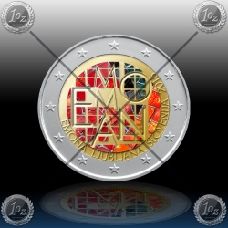 2 EVRO SLOVENIJA 2015 "EMONA - No2" BARVNI 2 EVRO SLOVENIJA 2015 "EMONA - No2" BARVNI